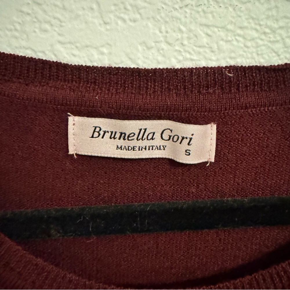 Brunella Gori Burgundy Sweater Dress 100%
Extrafine Merino Wool. Size Wo… - Picture 7 of 13